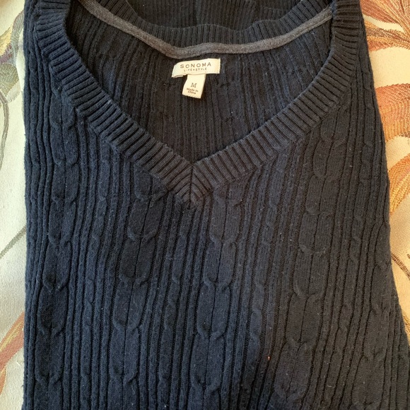 Donated Sonoma ladies cable knit sweater - Picture 2 of 7